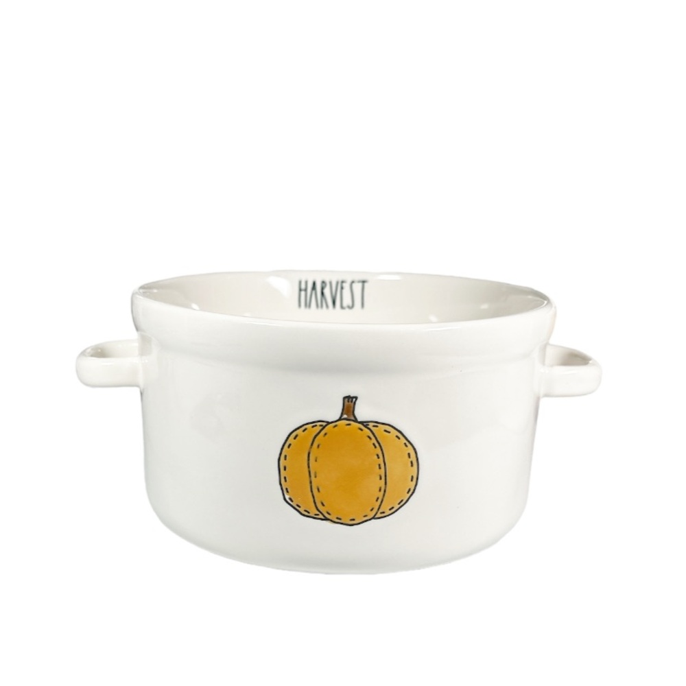 NEW Rae Dunn HARVEST Bowl/Crock with Handles
